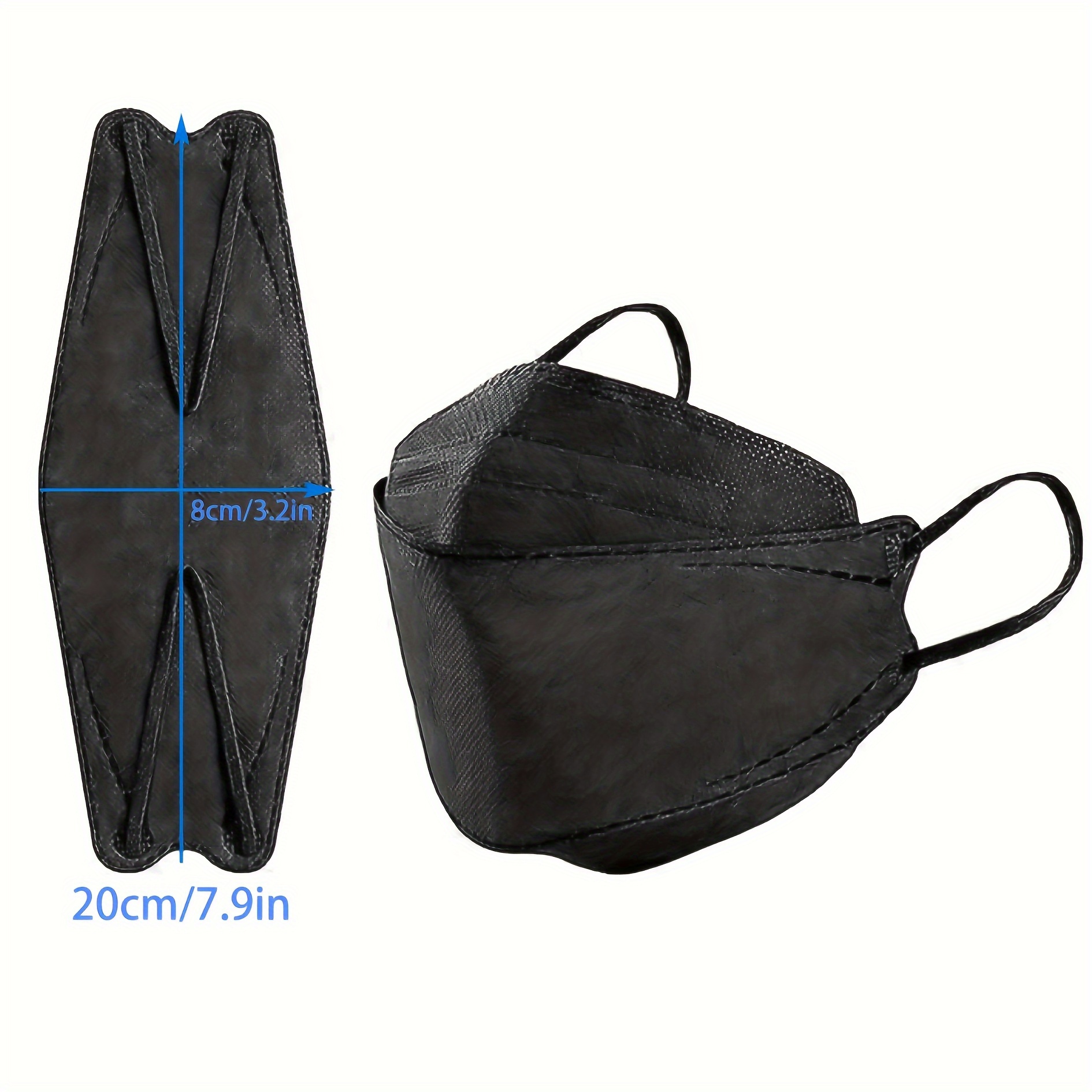 200 stuks/3D bladvormige zwart - Surgical Mask recensie en prijs